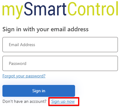 SmartControl 
Sign in with your email address 
Email Address 
Password 
Forgot_uucpassword? 
Sign in 
Don't have an account? now 